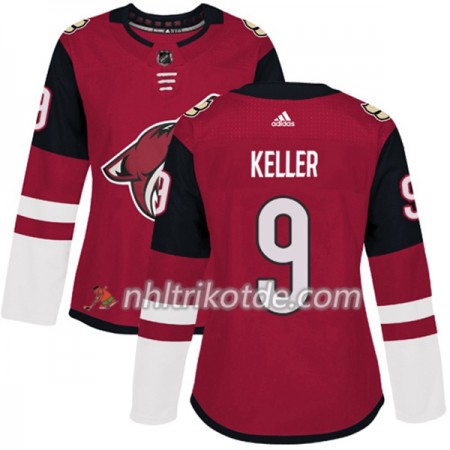 Arizona Coyotes Trikot Clayton Keller 9 Adidas 2017-2018 Maroon Authentic - Dame